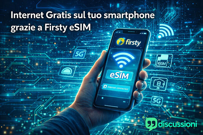 Internet Gratis sul tuo smartphone grazie a Firsty eSim - discussioni.com