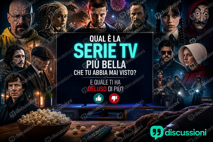 Qual è la serie TV più bella che tu abbia mai visto E quale ti ha deluso di più | discussioni.com
