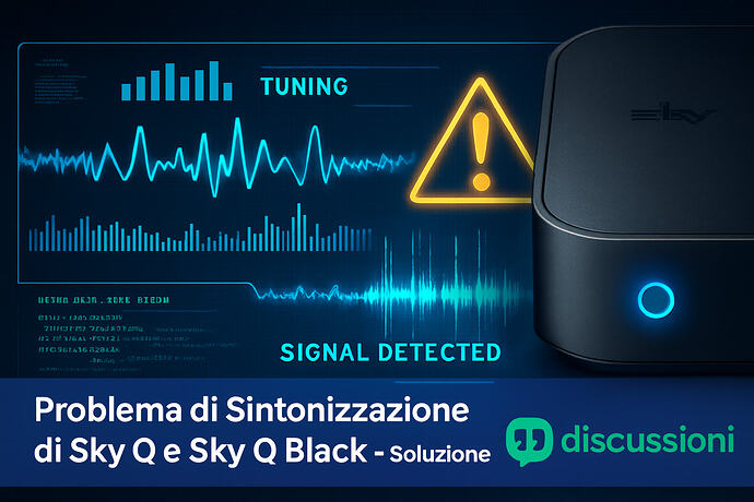 Problema di Sintonizzazione di Sky Q e Sky Q Black - Soluzione - discussioni.com
